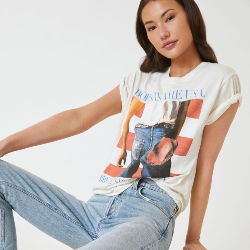 NWT - Anthropologie born in the USA Bruce Springsteen size M t shirt